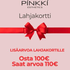 Pinkin jouluinen lahjakortti 110 €
