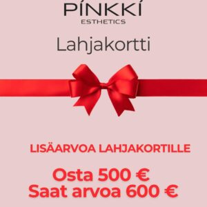 Pinkin jouluinen lahjakortti 600 €